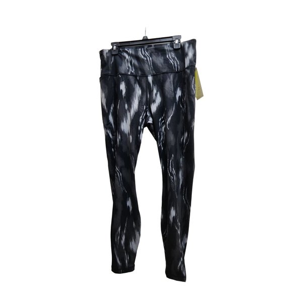 Women's Contour Leggings 26" All in Motion Black Swirl Size XXL - Picture 5 of 9